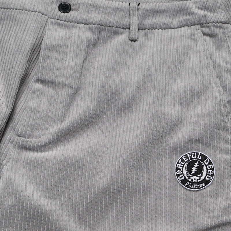Malbon Golf x Grateful Dead Corduroy Pant - Grey
