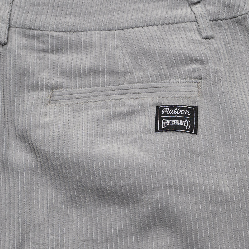 Malbon Golf x Grateful Dead Corduroy Pant - Grey