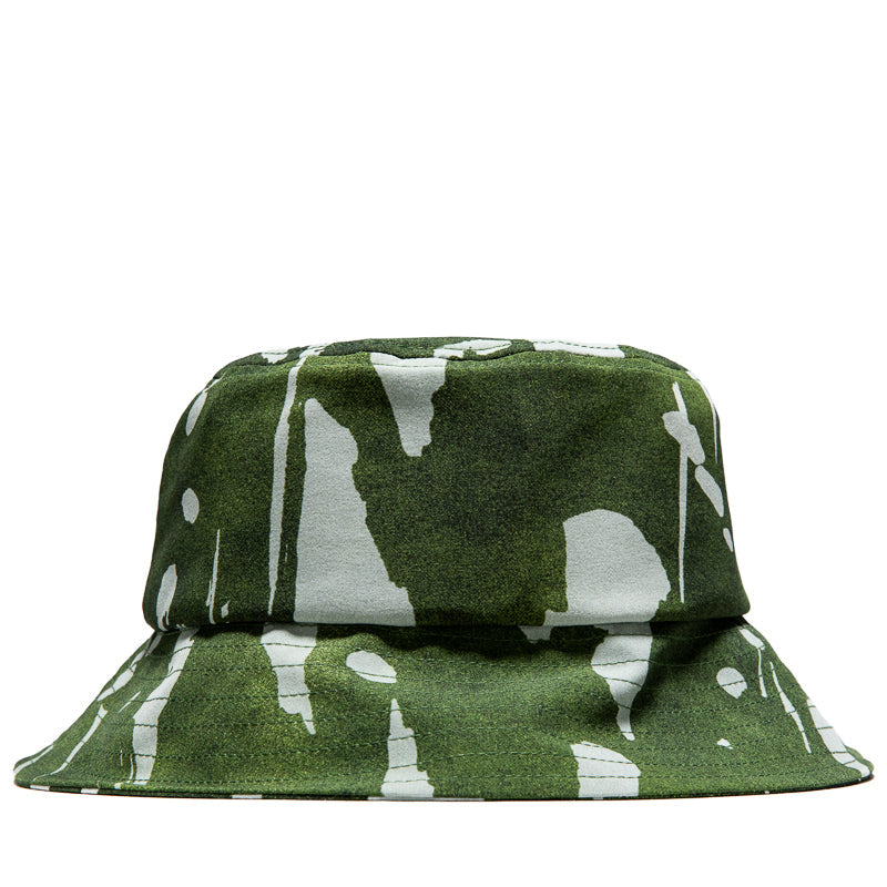 Malbon Golf Inkwash Bucket Hat - Olive