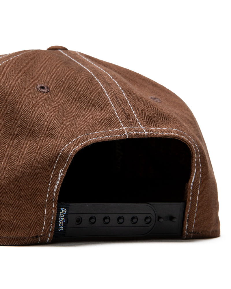 Malbon Golf Station Snapback - Carafe
