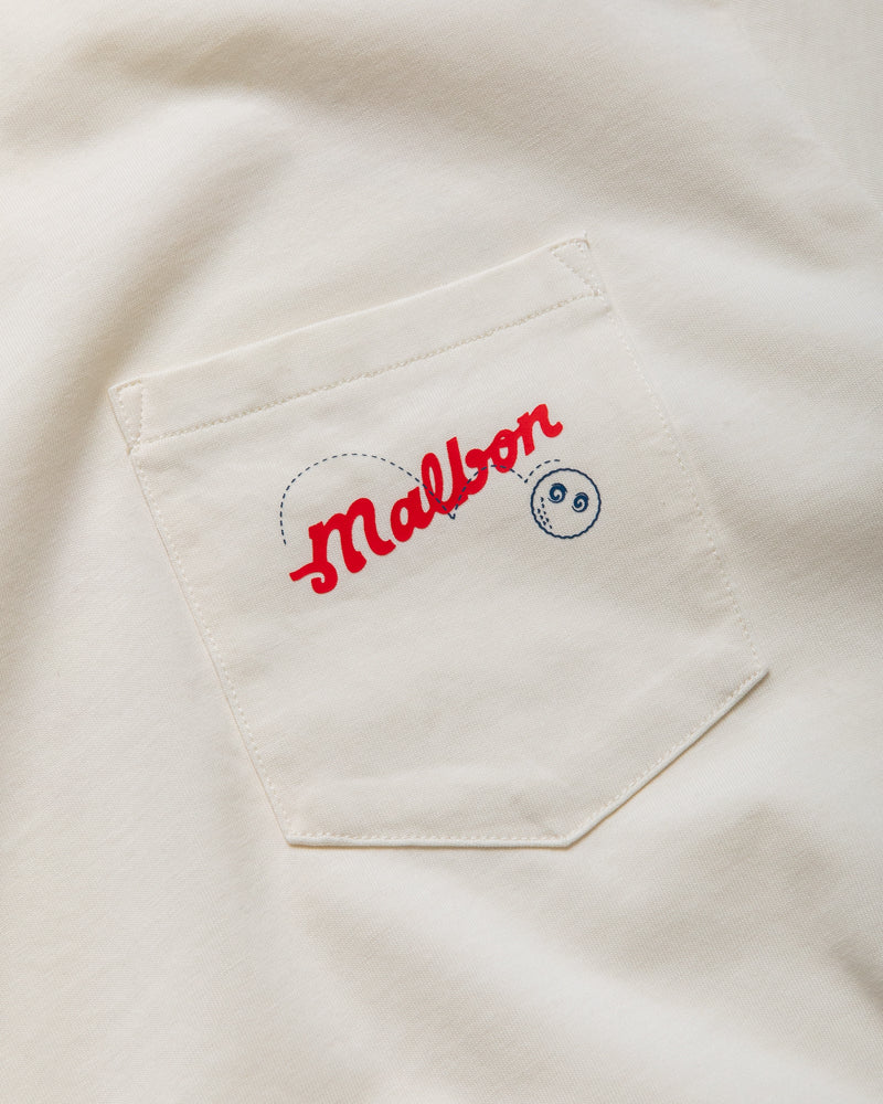 Malbon Golf Vista Demand Tee - Ivory