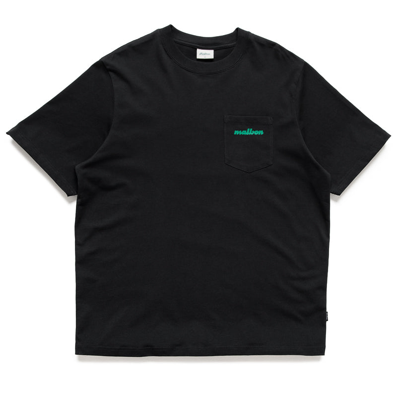 Malbon Golf Vista Repair Tee - Black