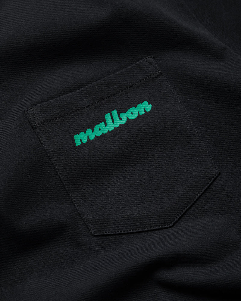 Malbon Golf Vista Repair Tee - Black