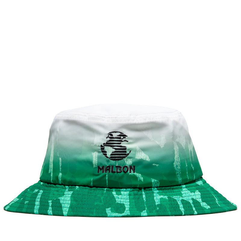 Malbon Golf Sponsors Bucket Hat - Divot Camo Jungle Gradient