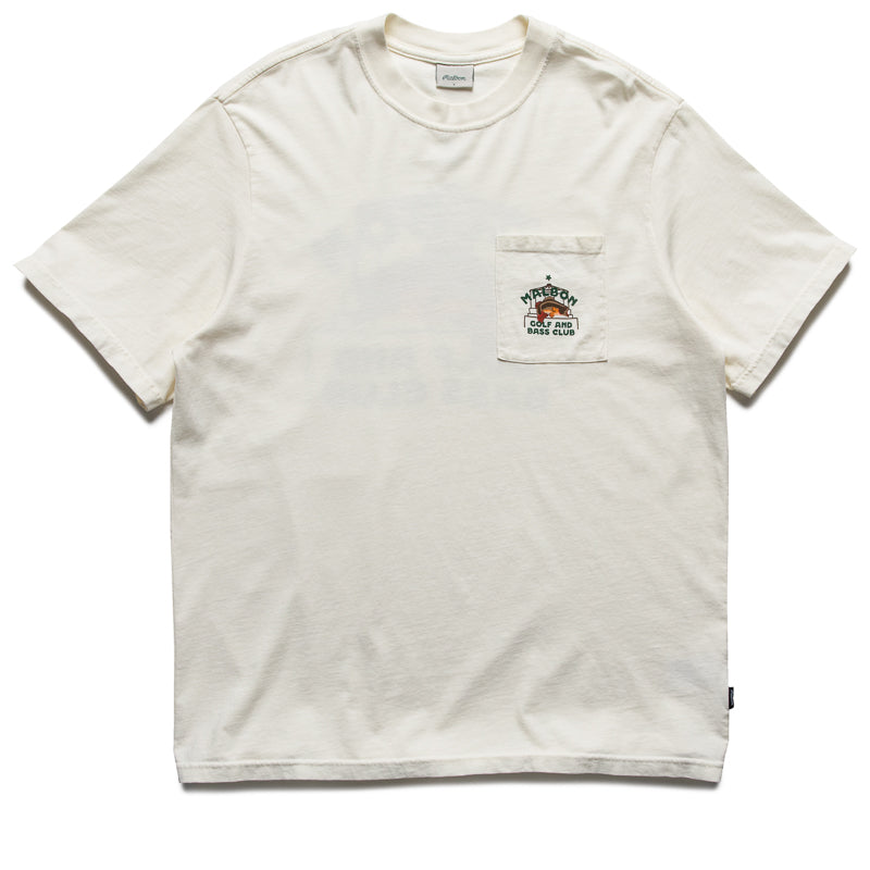 Malbon Golf Vista Bass Club Tee - Ivory