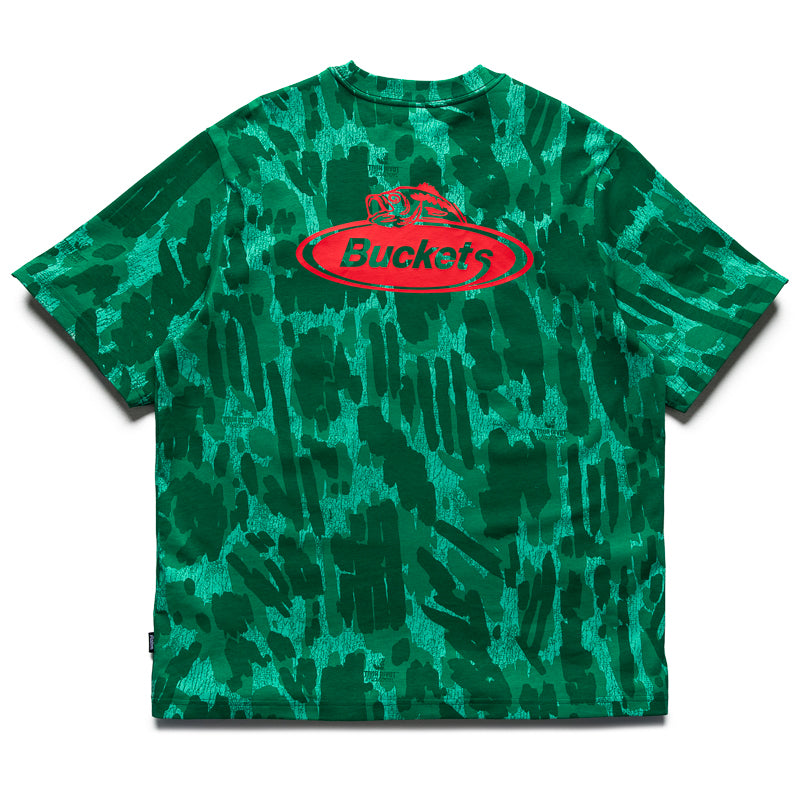 Malbon Golf Vista Derby Tee - Divot Camo Jungle