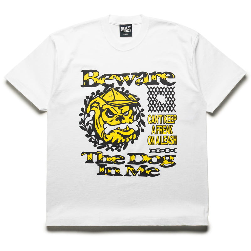 Market Beware Dog In Me Tee - White