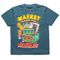 Market Players Club Tee - Pebble Blue