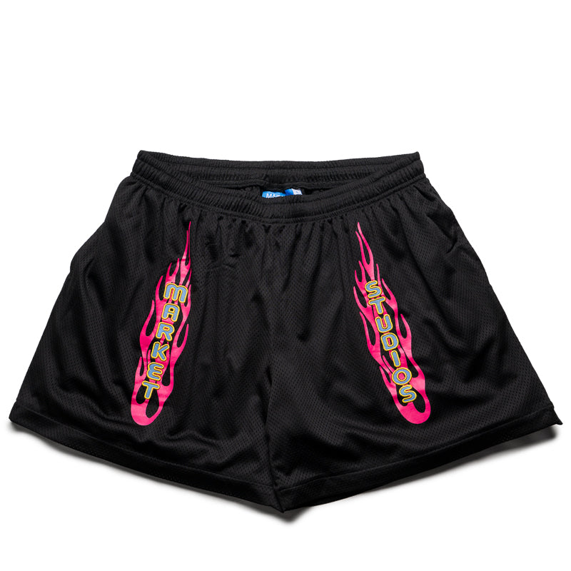 Market V12 Mesh Shorts - Pirate Black