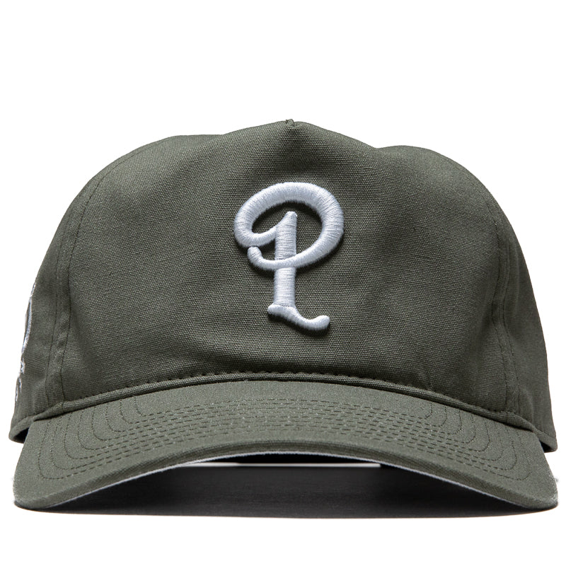 Politics x Mitchell & Ness Pro Pinch Canvas Snapback - Olive