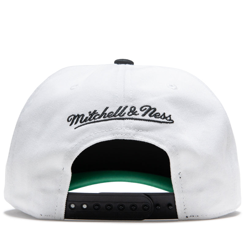 Politics x Mitchell & Ness Pro Pinch Stars Snapback - White/Black