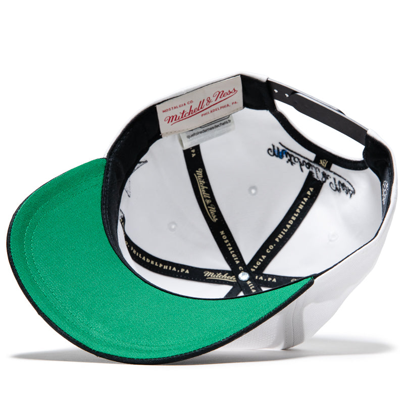 Politics x Mitchell & Ness Pro Pinch Stars Snapback - White/Black