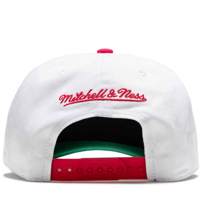 Politics x Mitchell & Ness Pro Pinch Stars Snapback - White/Red