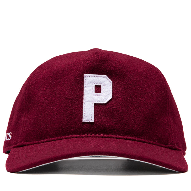 Politics x Mitchell & Ness Pro Pinch Wool Snapback - Maroon