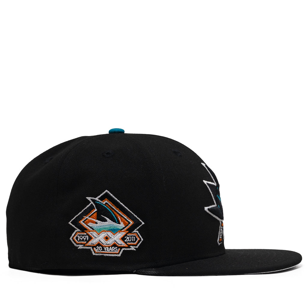 New Era x Politics San Jose Sharks 59FIFTY Fitted - Black