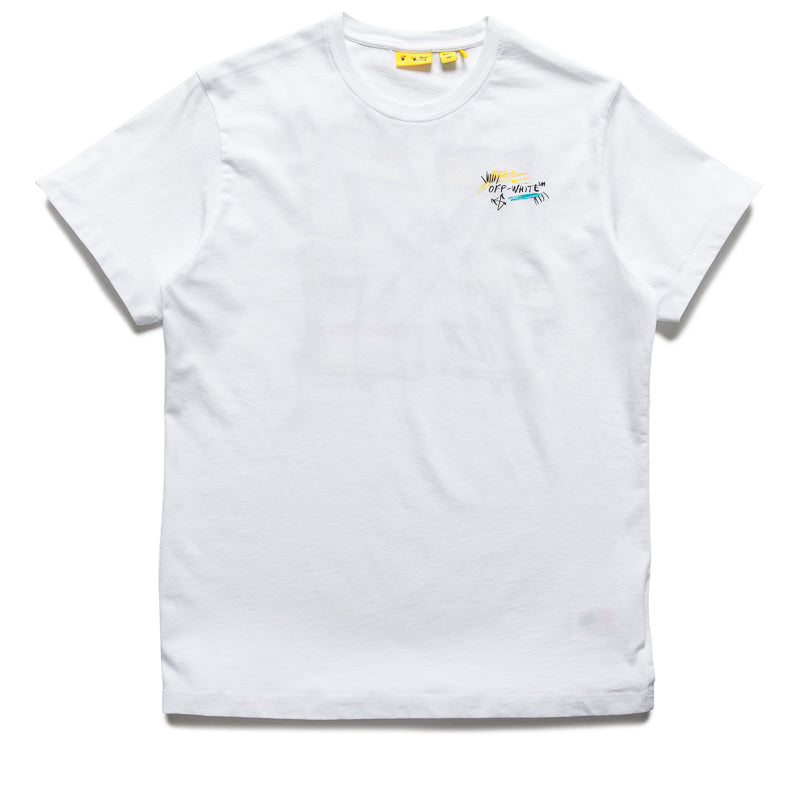 Big Kids Off-White Arrow Scribble Tee - White