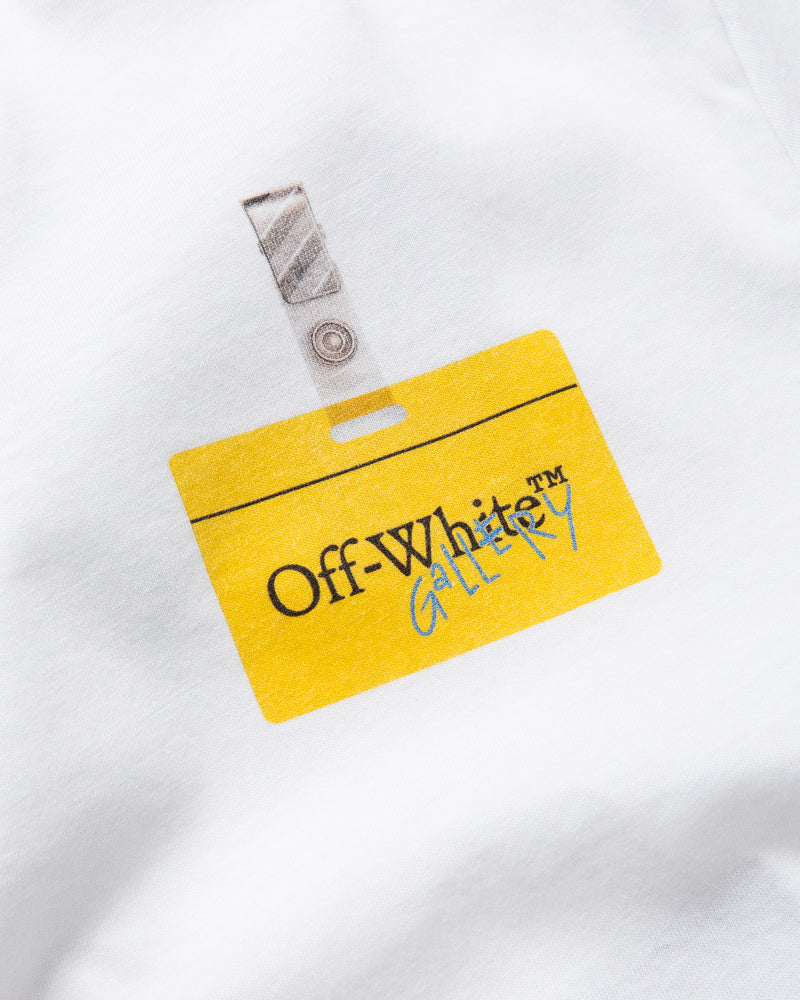 Big Kids Off-White Arrow Tape Tee - White