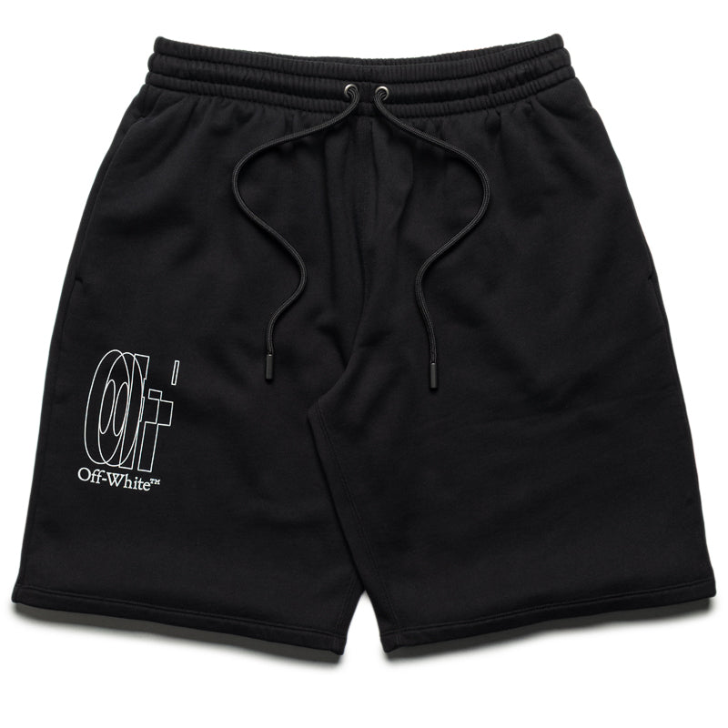 Off-White Big Double Arrow Skate Sweatshorts - Black