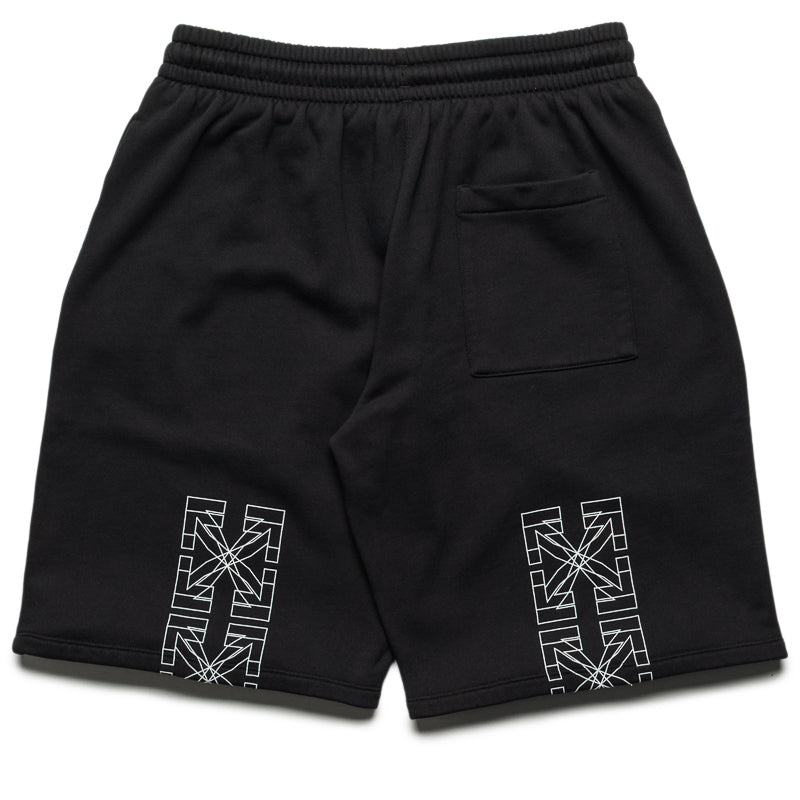 Off-White Big Double Arrow Skate Sweatshorts - Black