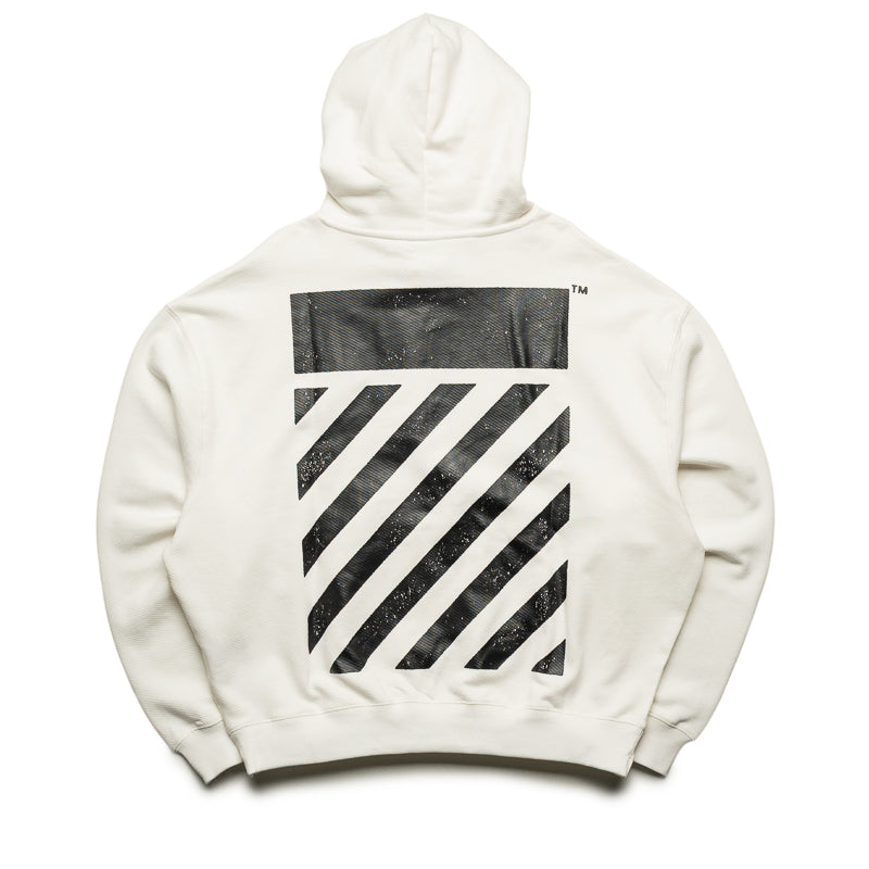 L/AB c/o Off-White Core Diagonal Hoodie - White