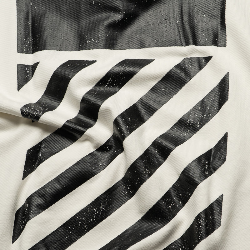 L/AB c/o Off-White Core Diagonal Hoodie - White