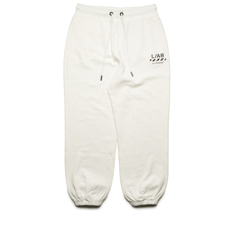 L/AB c/o Off-White Core Diagonal Joggers - White