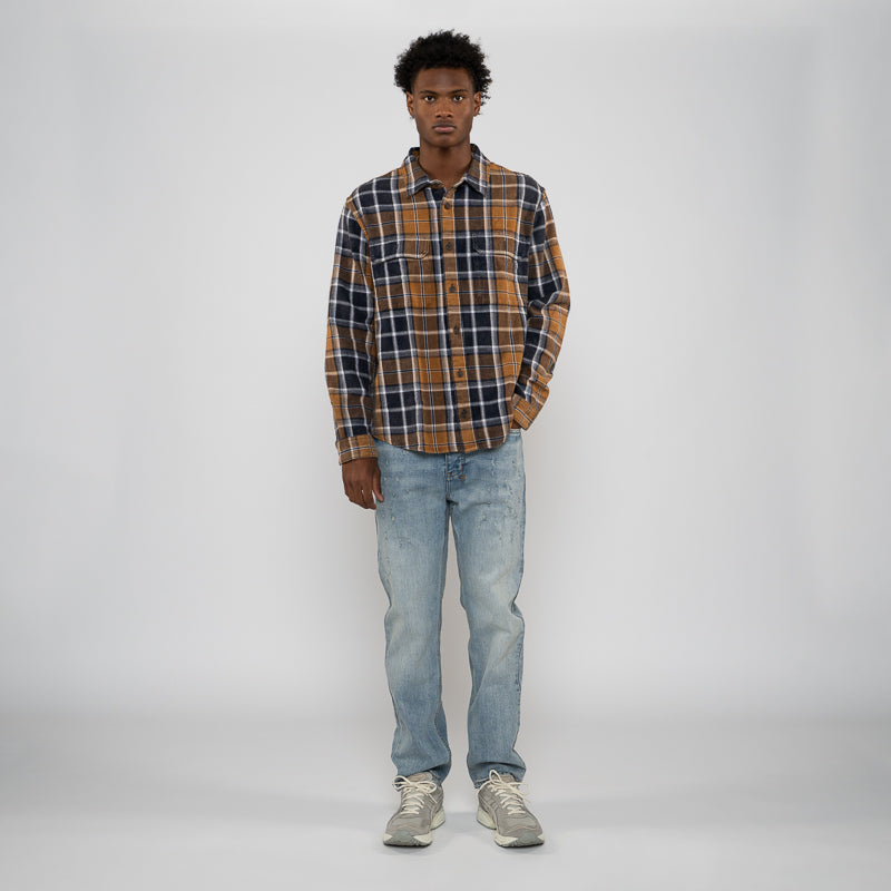 Ksubi Rosebowl 1999 L/S Shirt - Rusted Navy