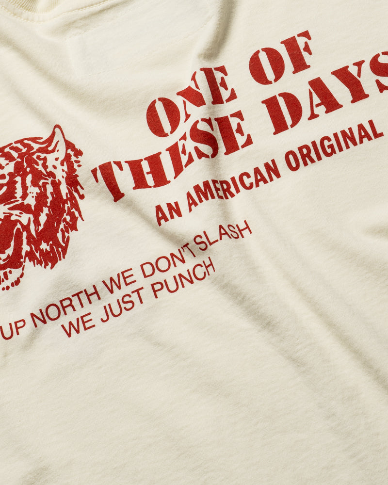 One Of These Days Up North Tee - Bone