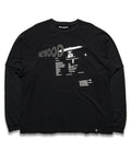 Palm Angels Neon Boulevard Double Layer L/S Tee - Anthracite