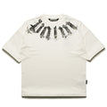 Palm Angels Big Neck Logo Loose Tee - Off White