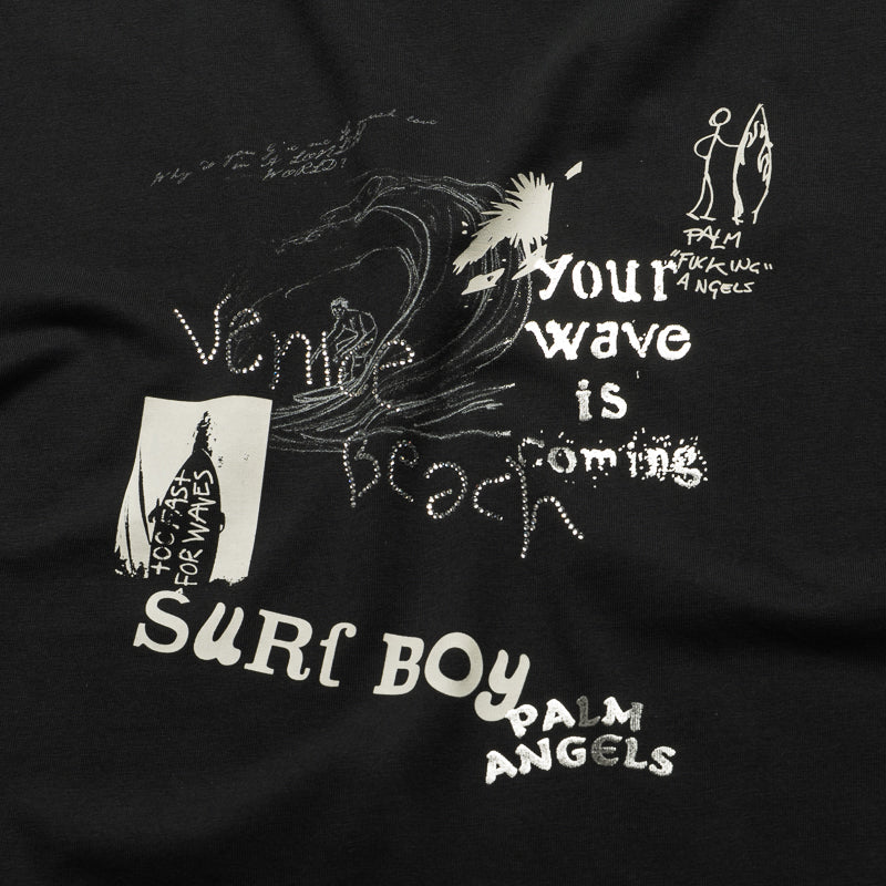 Palm Angels Surf Boy Tee - Anthracite