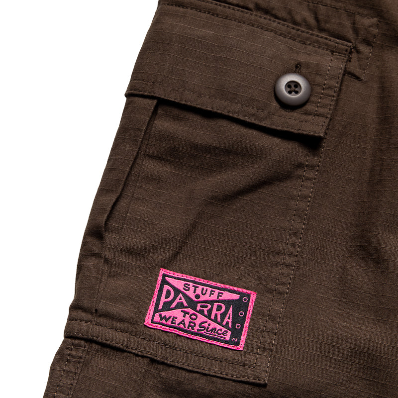 Parra Stuff Cargo Pants - Brown