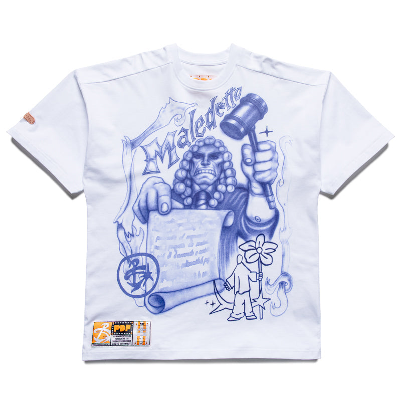 PDF Channel The Boy Giudice Maledetto Tee - White