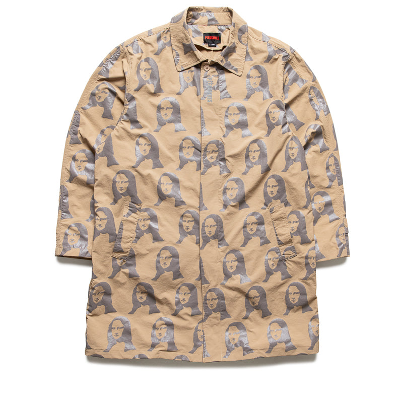 Pleasures Mona Single Breasted Coat - Beige