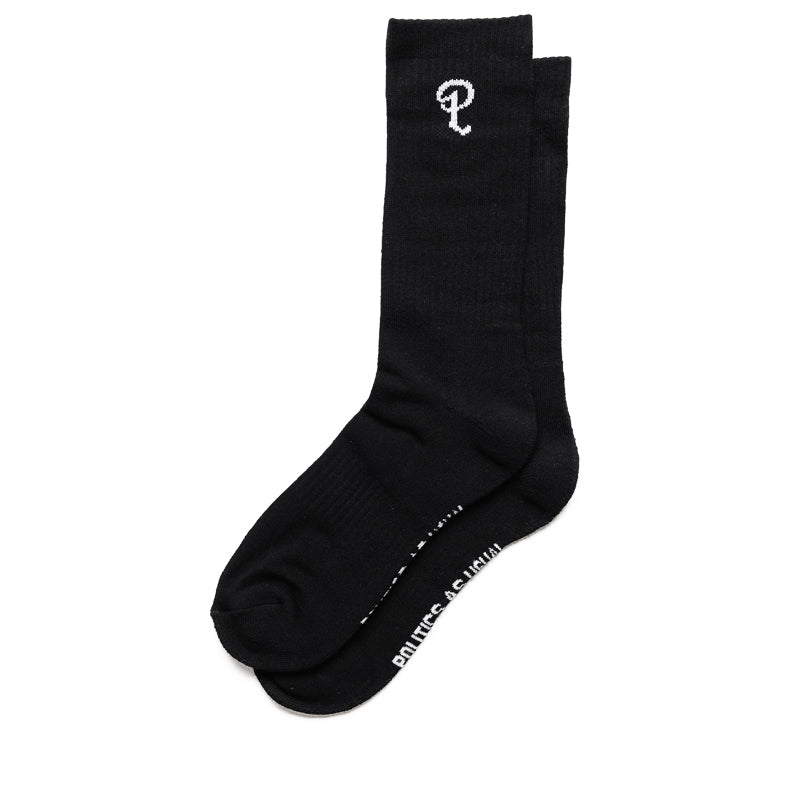Politics P Logo Socks - Black