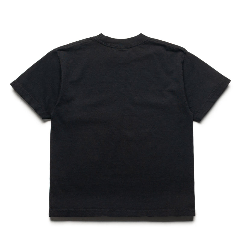 Kids Politics Serif Logo Tee - Off Black