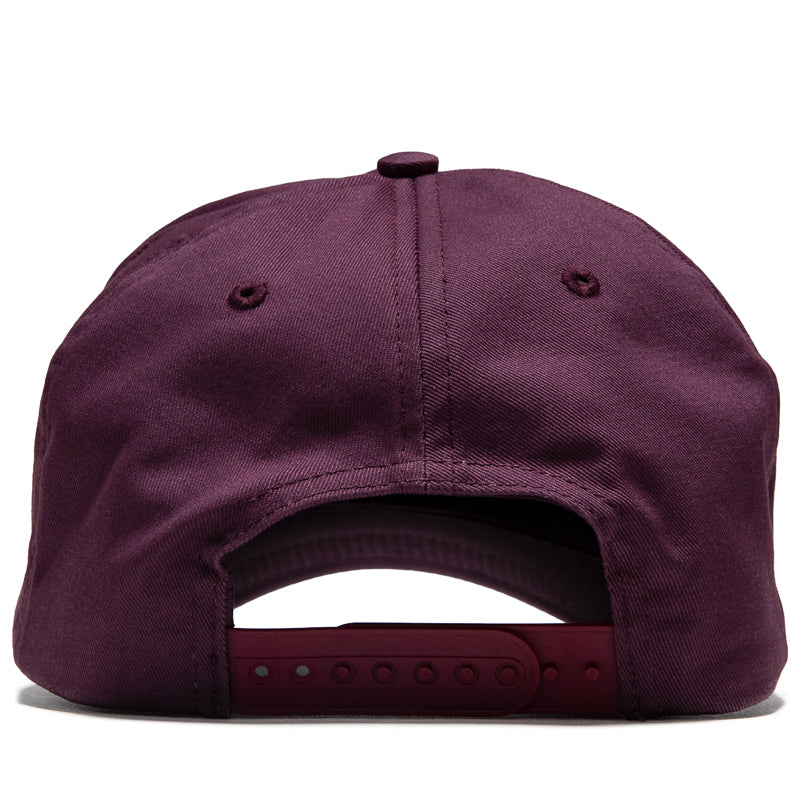 Politics Chassis 5 Panel Snapback - Maroon