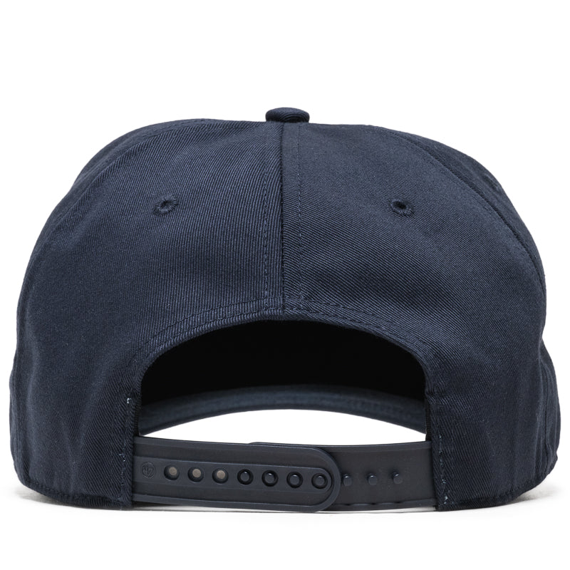 Politics x '47 Alternate Script Logo Hitch Snapback - Navy