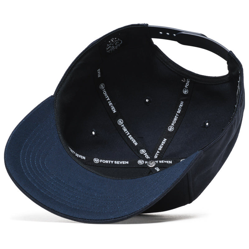 Politics x '47 Alternate Script Logo Hitch Snapback - Navy