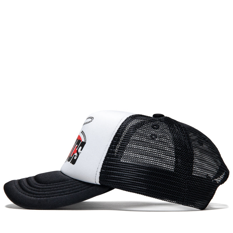 Politics Lasso Trucker Hat - Black/White