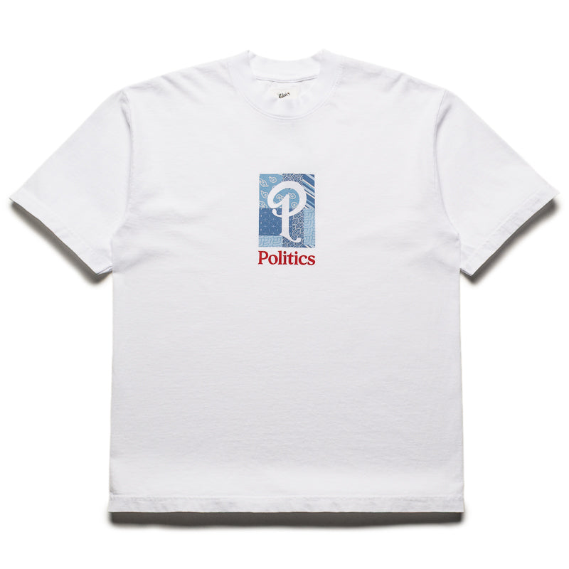 Politics Patchwork Tee - White