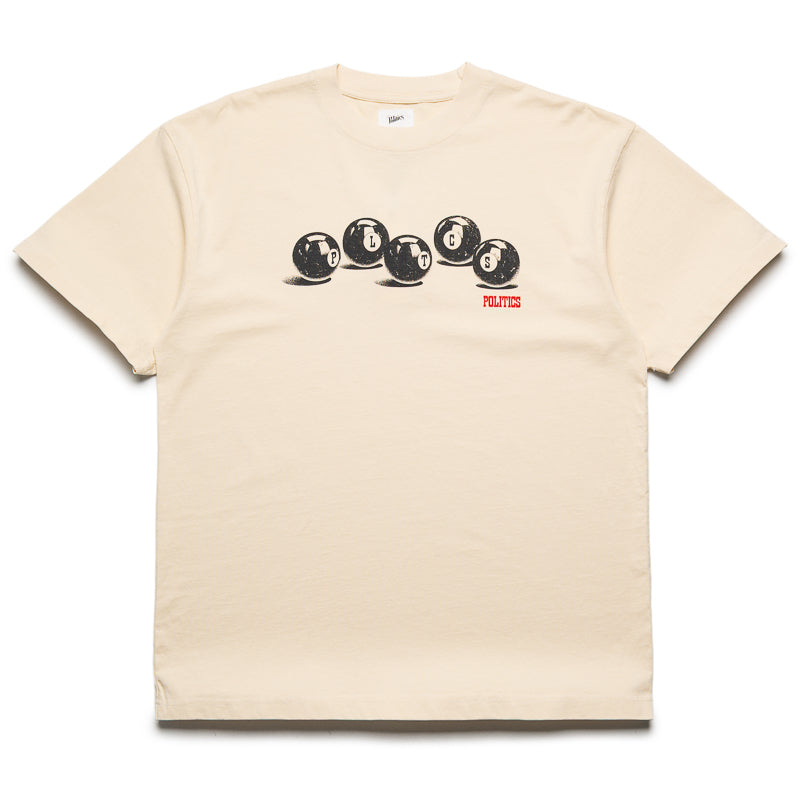 Politics Corner Pocket Tee - Off White