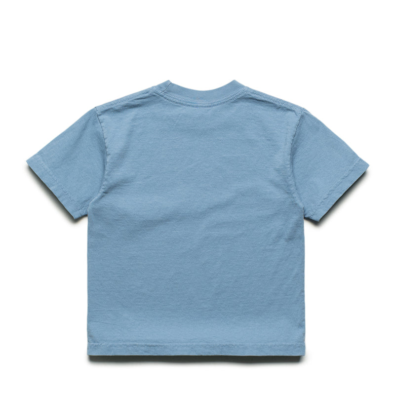 Kids Politics Serif Logo Tee - Clear Blue