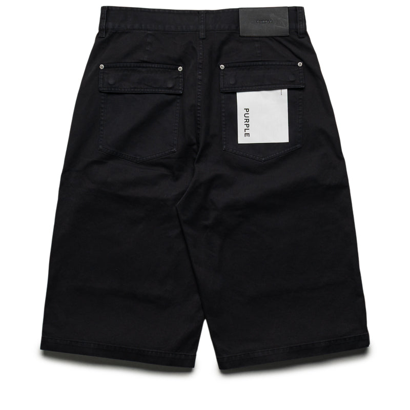 Purple Brand Big Cargo Shorts - Black