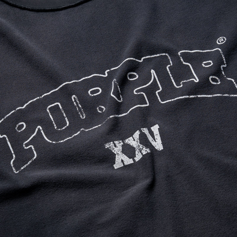 Purple Brand Arched Wordmark Tee - Black