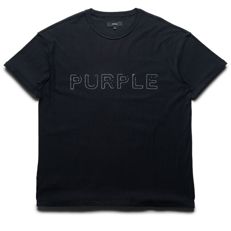Purple Brand Studded Tee - Black