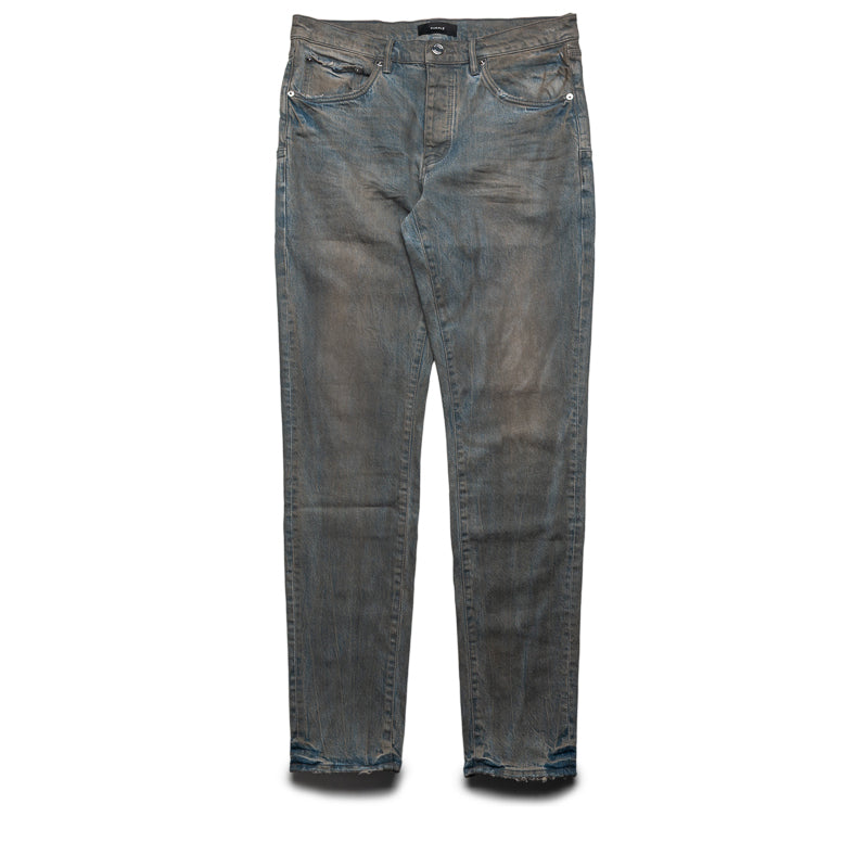 Purple Brand Low Rise Skinny Leg Monterrico Mud Jean - Gray