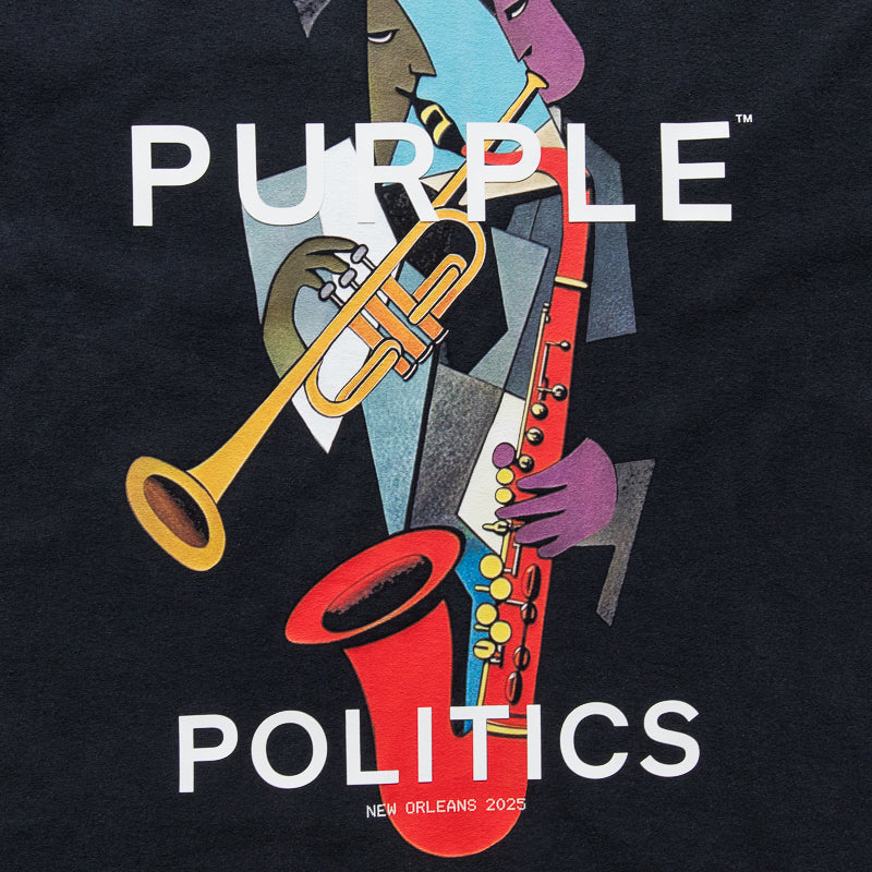 Purple Brand x Politics Essence Fest Tee - Black