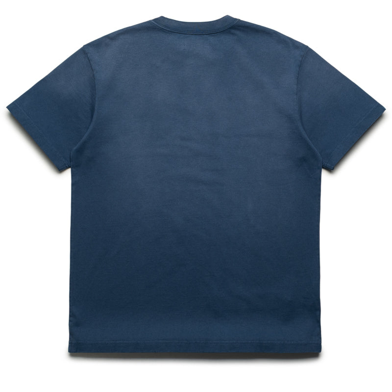 Purple Brand Slanted Script Tee - Blue