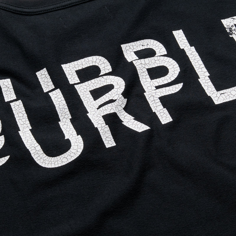 Purple Brand Pasted Wordmark Tank Top - Black